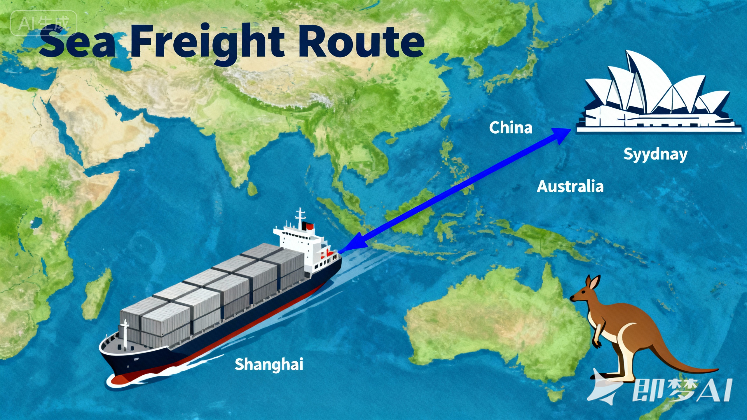 China to Australia Door to Door Logistics