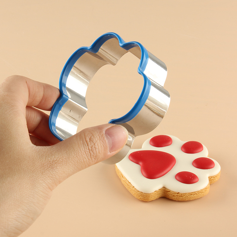 Creative Cookie Cutter Set (5-Piece) | Stainless Steel Baking Molds with PVC Grip