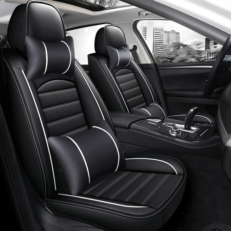 All-Season Universal Car Seat Cushions & Full Leather Seat Covers