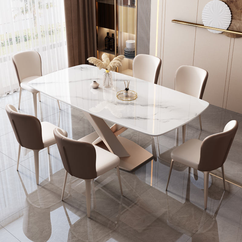 Sintered Stone Dining Table x 1pc & Chair x4pcs