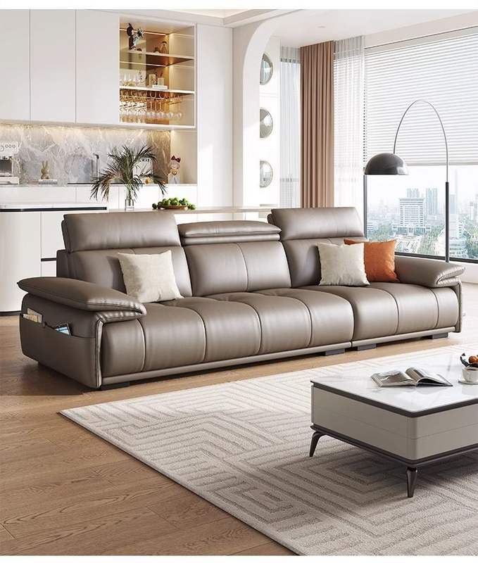 Light Luxury Genuine Leather Sofa