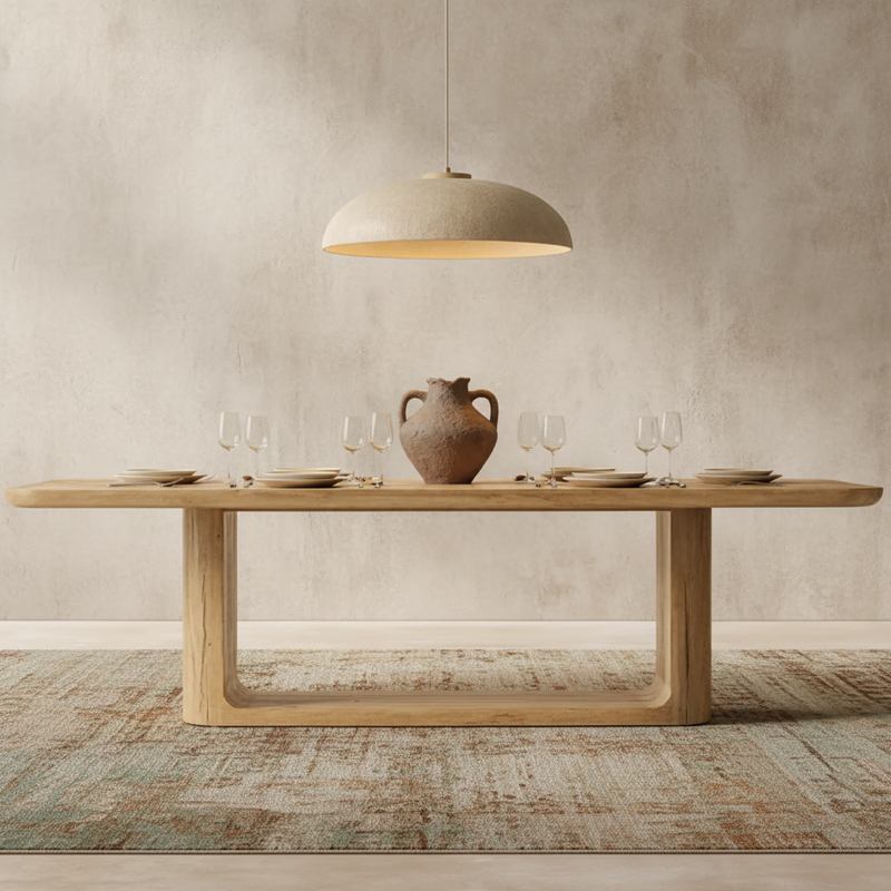Teak Rectangular Dining Table