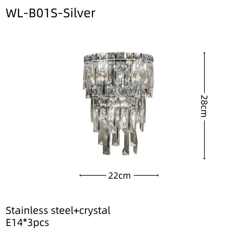 Modern Luxury Crystal Wall Lamp