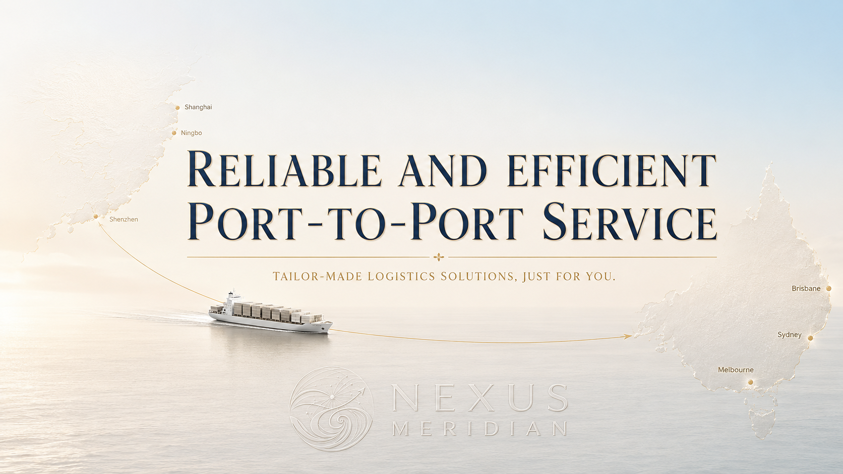 Priority FCL Port-to-Port | Australia–China | Container Shipping