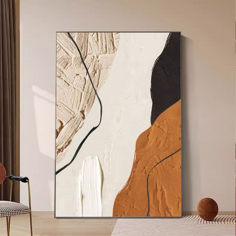 High-End Large Floor Mural for Sofa Background Wall
