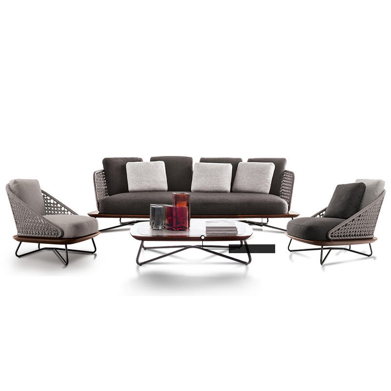 outdoor teak sofa set