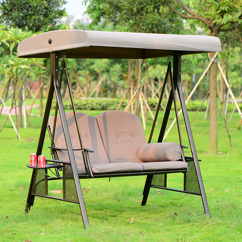 Swing Outdoor Courtyard Double Hanging Basket Indoor Outdoor Household Balcony Chair Rocking Chair Red