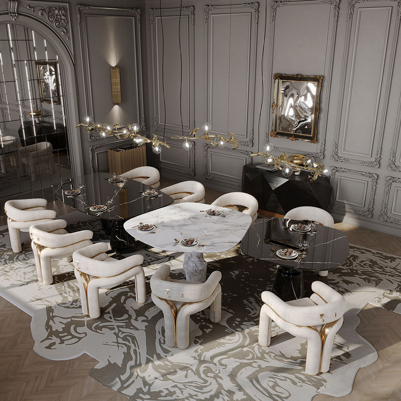 Unique Design Dining Chair Blending Comfort and Luxury for Modern Home Hotel Furniture