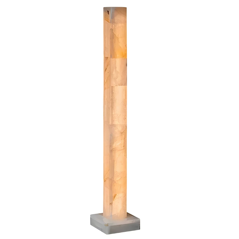 Spanish Alabaster Floor Lamp, Modern Minimalist Light Luxury Designer Villa Living Room Showroom High-end Lighting Fixture