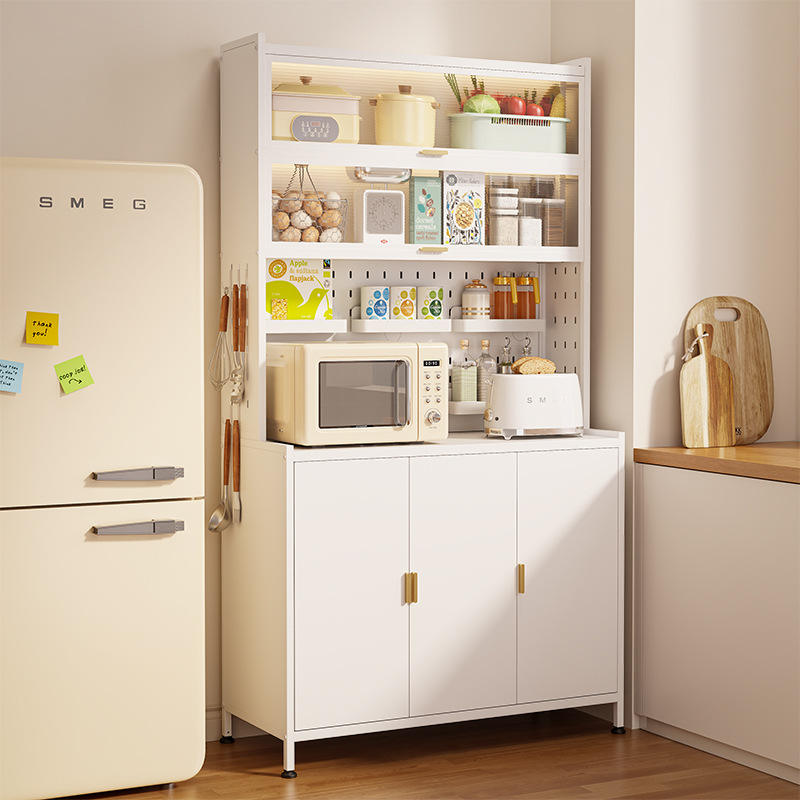 Multi‑layer Kitchen Storage Rack, Freestanding Home Cabinet