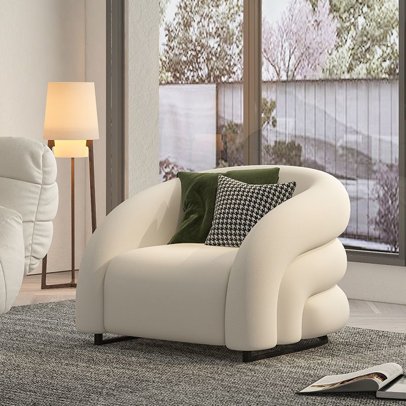 Light‑luxury casual single sofa chair