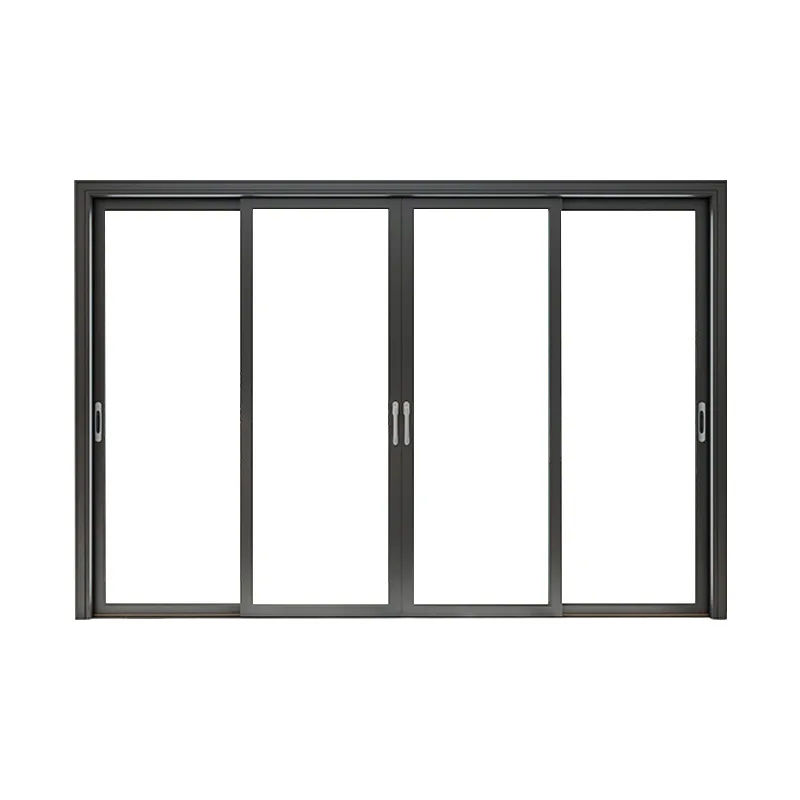 Outdoor Patio Sliding Doors Double Tempered Glass